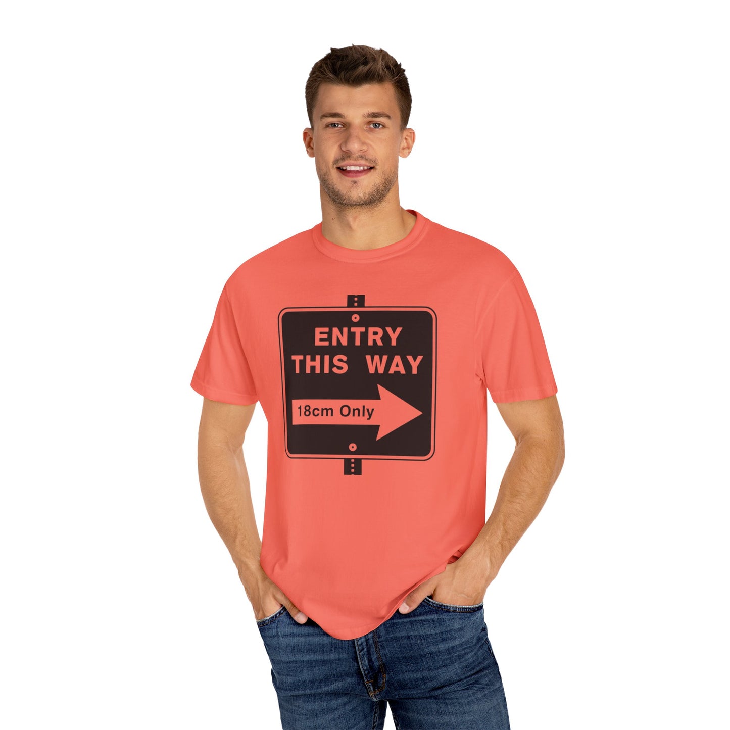 Entry™ Tee | LGBTQ+ Pridewear | Soft-Touch CottonGarment-Dyed T-shirt - Grindr Slang Entry