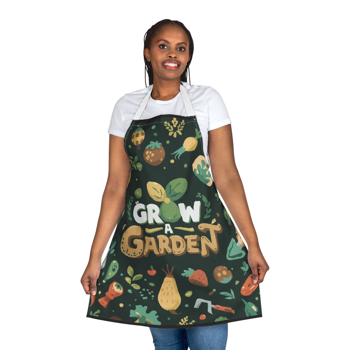 Grow a Garden Apron, Colorful Gardening Gift, Floral Cooking Apron, Green Thumb Apron, Cute Garden Apron, Perfect for Gardeners and [...]
