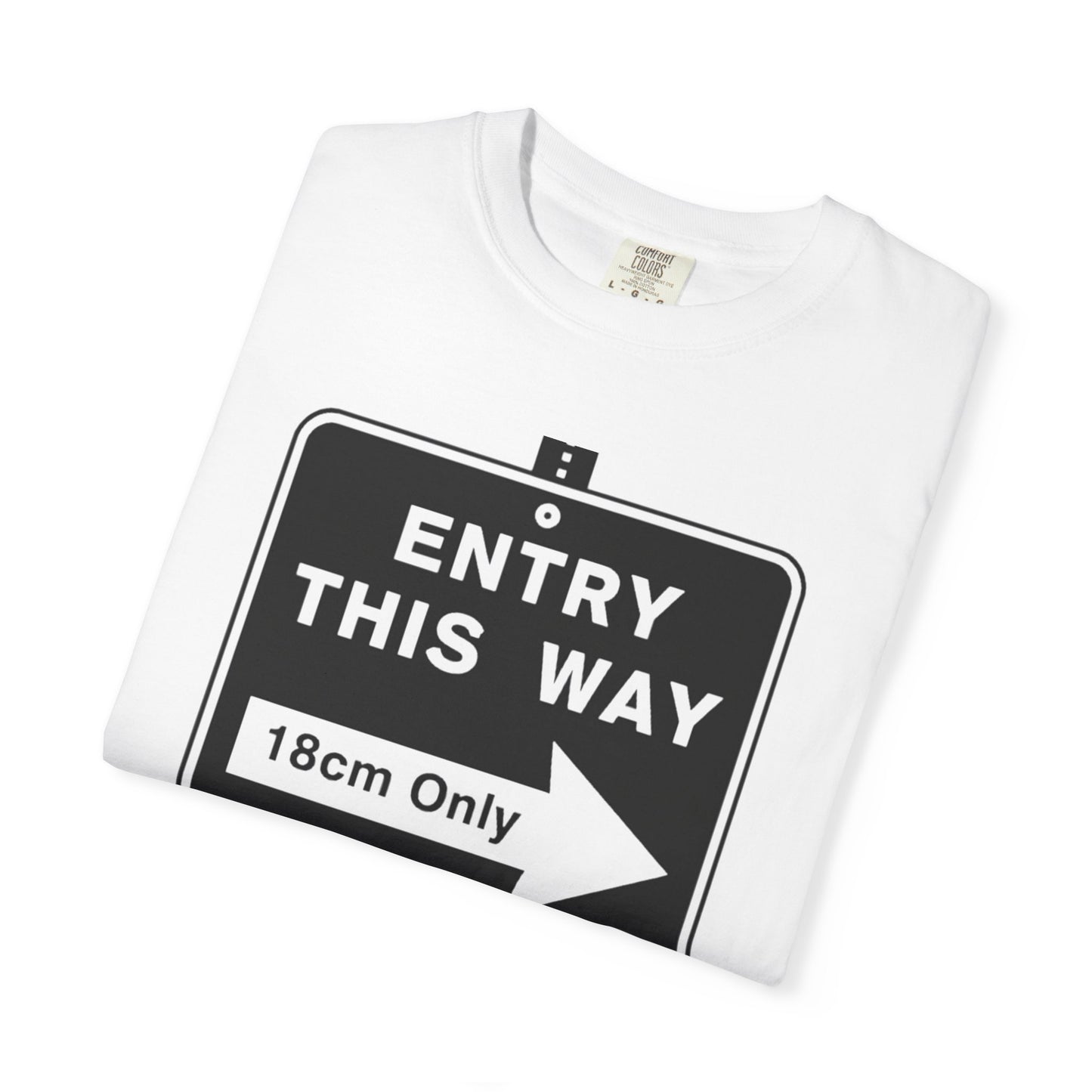 Entry™ Tee | LGBTQ+ Pridewear | Soft-Touch CottonGarment-Dyed T-shirt - Grindr Slang Entry