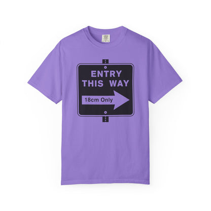 Entry™ Tee | LGBTQ+ Pridewear | Soft-Touch CottonGarment-Dyed T-shirt - Grindr Slang Entry