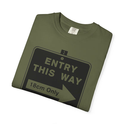 Entry™ Tee | LGBTQ+ Pridewear | Soft-Touch CottonGarment-Dyed T-shirt - Grindr Slang Entry