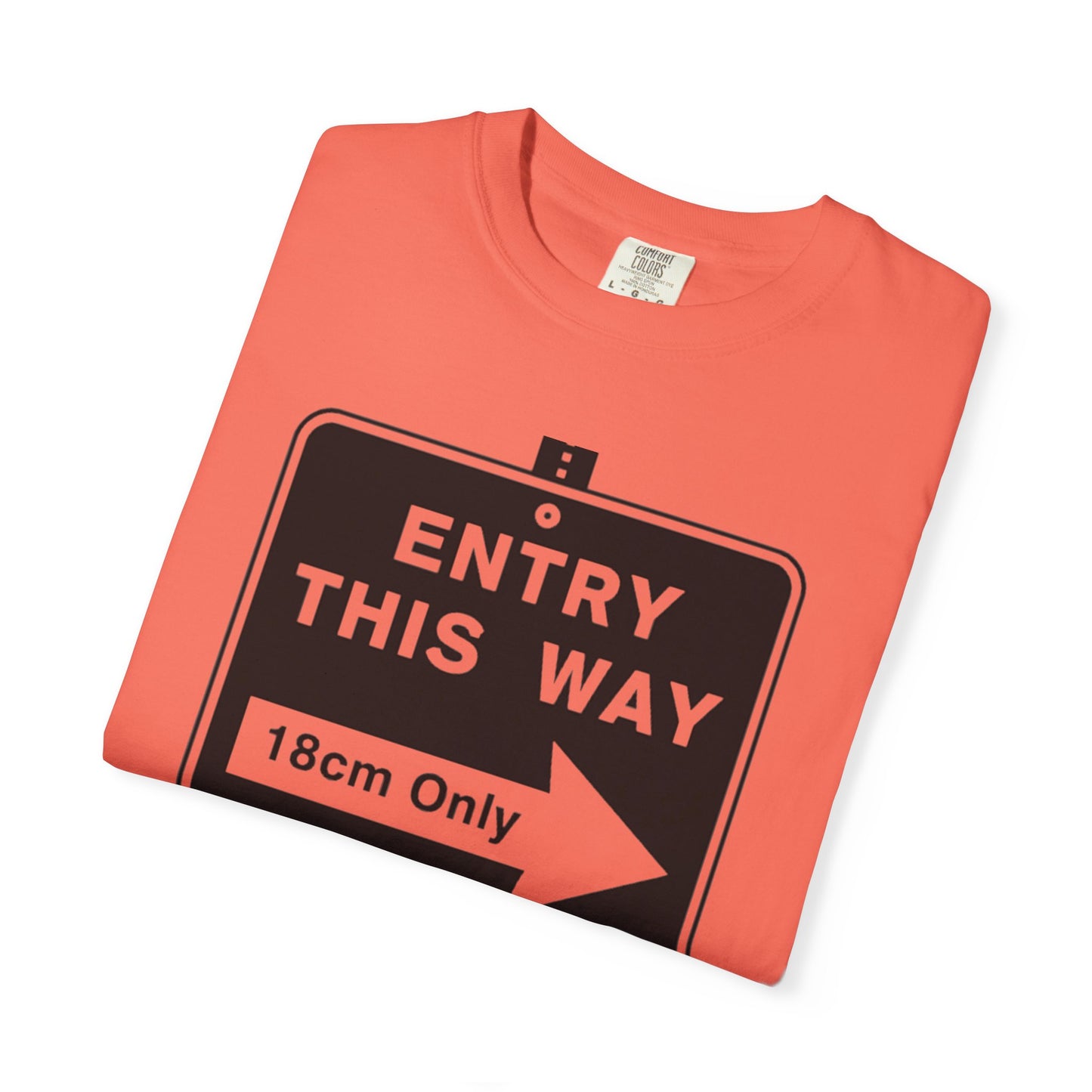 Entry™ Tee | LGBTQ+ Pridewear | Soft-Touch CottonGarment-Dyed T-shirt - Grindr Slang Entry