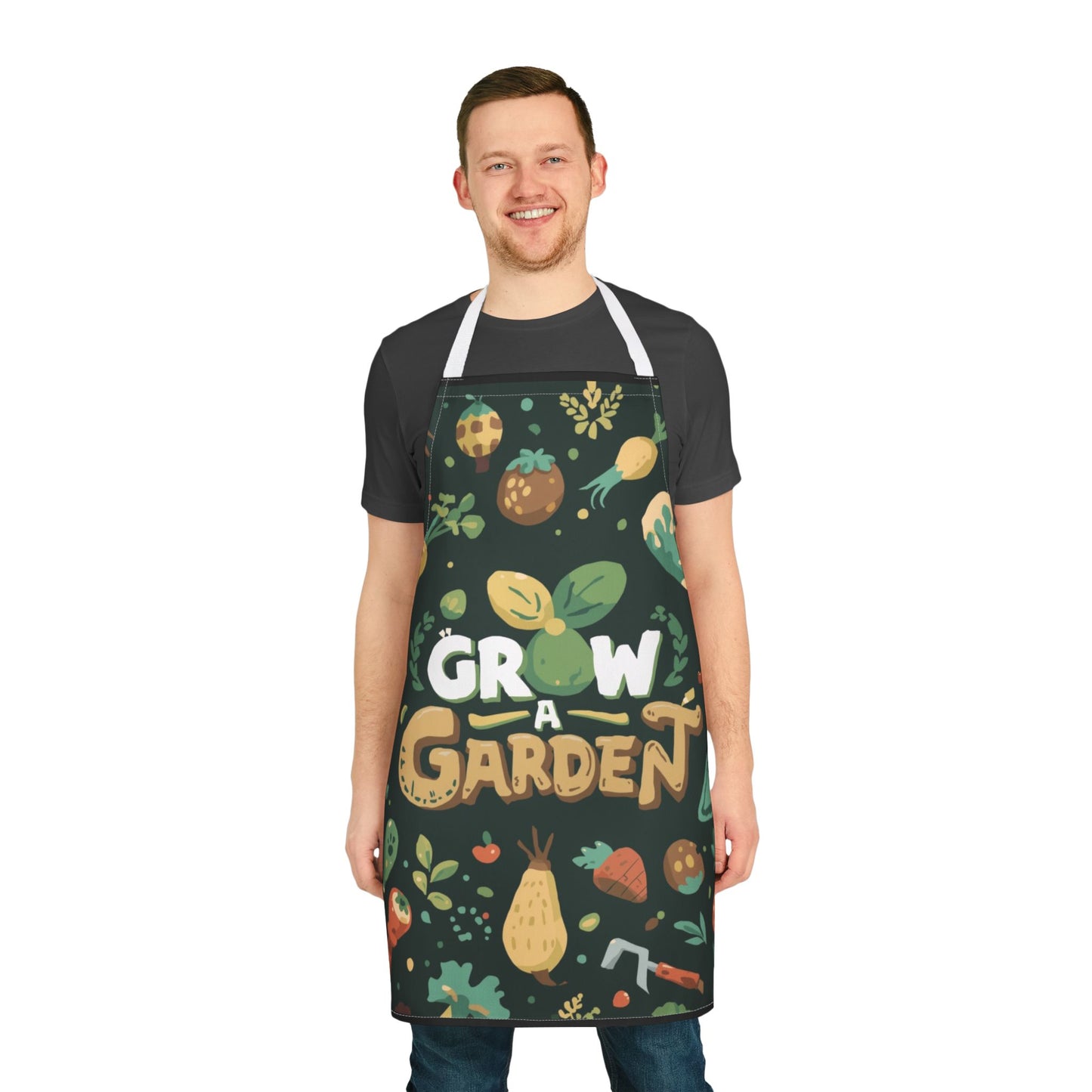 Grow a Garden Apron, Colorful Gardening Gift, Floral Cooking Apron, Green Thumb Apron, Cute Garden Apron, Perfect for Gardeners and [...]