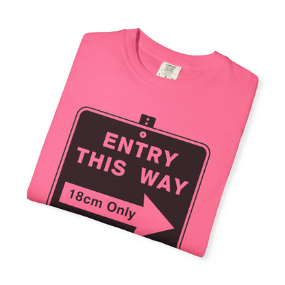 Entry™ Tee | LGBTQ+ Pridewear | Soft-Touch CottonGarment-Dyed T-shirt - Grindr Slang Entry