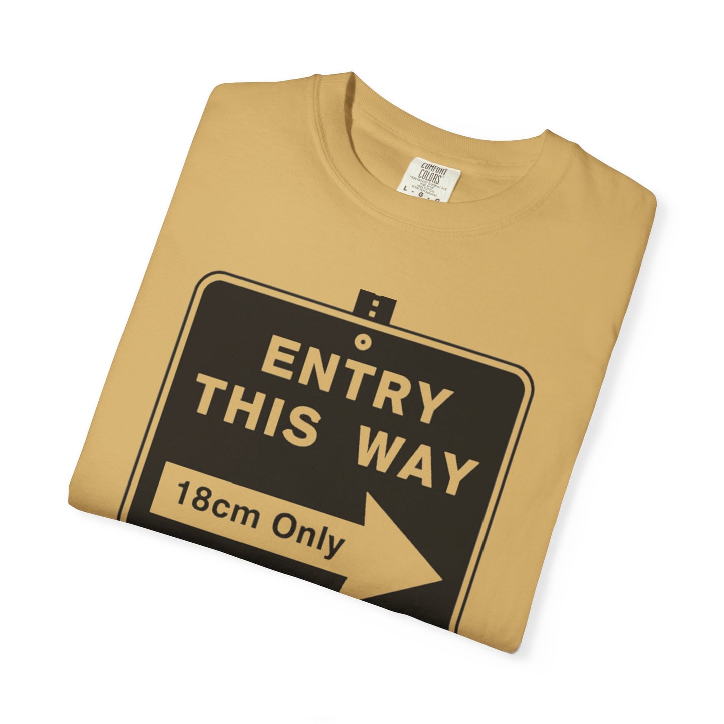 Entry™ Tee | LGBTQ+ Pridewear | Soft-Touch CottonGarment-Dyed T-shirt - Grindr Slang Entry