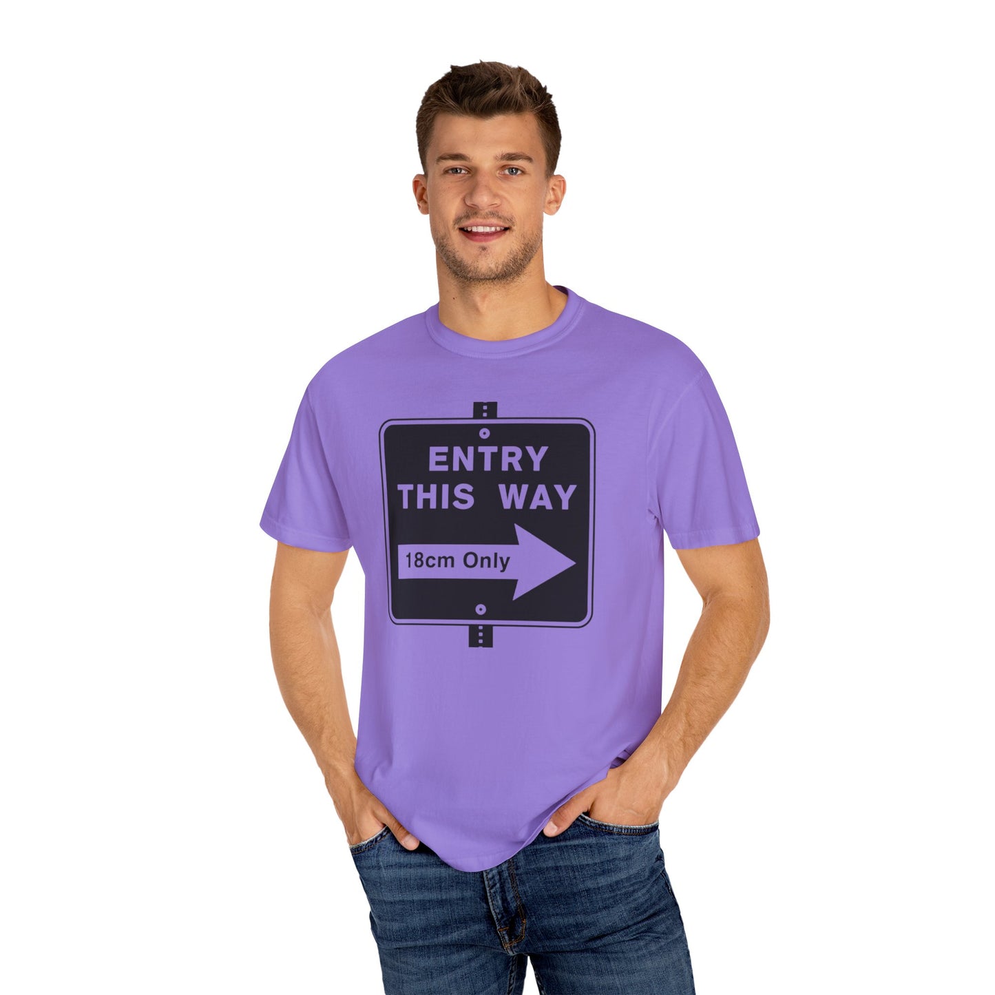 Entry™ Tee | LGBTQ+ Pridewear | Soft-Touch CottonGarment-Dyed T-shirt - Grindr Slang Entry